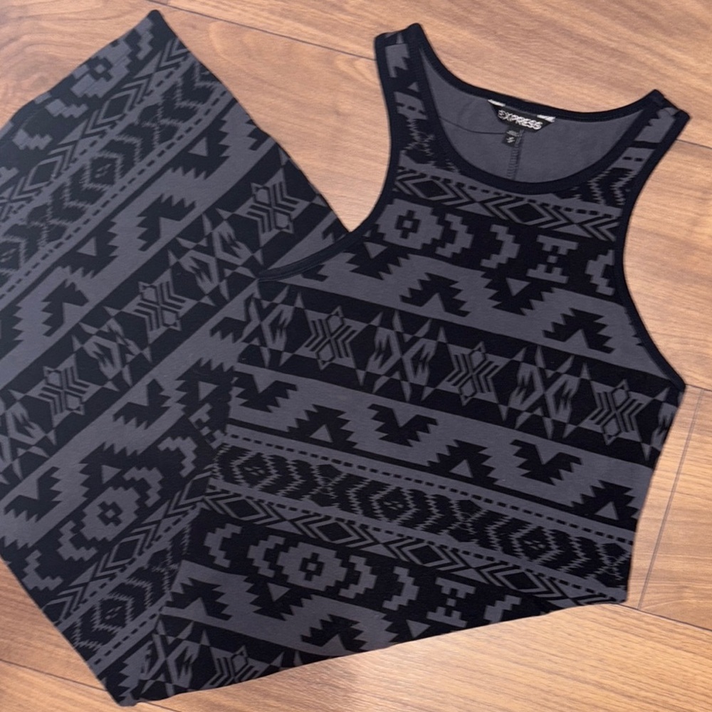 Express Geometric Pattern Dress-Brand new!